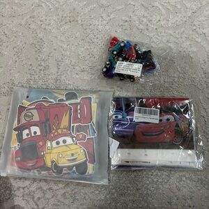 Lot of 3 party supplies cars themed